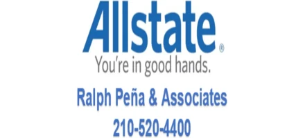 Ralph Peña & Associates — Allstate logo — insurance agency and member business at SA Cowork, Venture X San Antonio Northwest